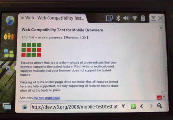 Nokia N810 using Firefox/3.0a1 Tablet browser 0.2.2